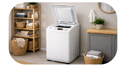 Lavatrice con carica dall'alto